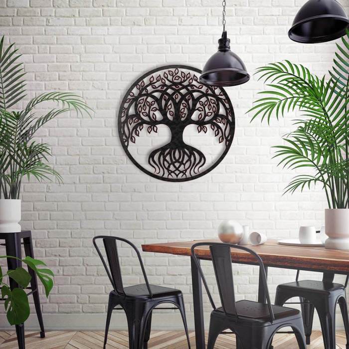 Metal wall decor ideas