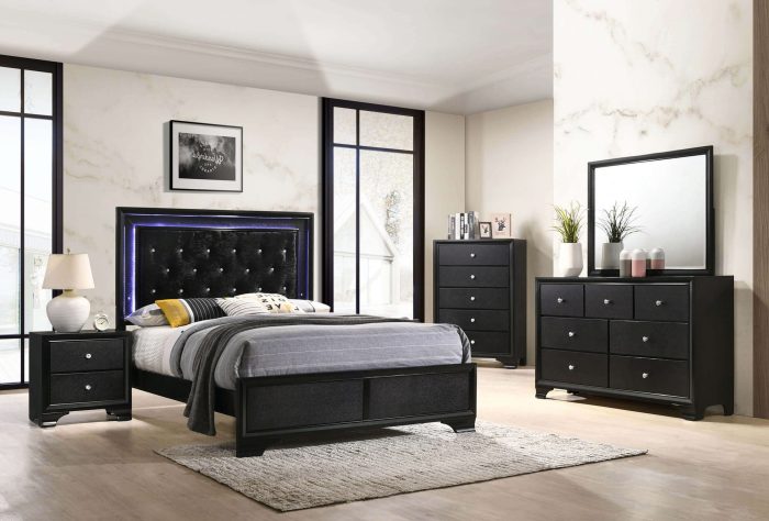 Bedroom design ideas black furniture