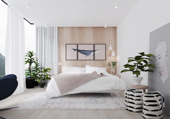 Master bedroom minimalist design