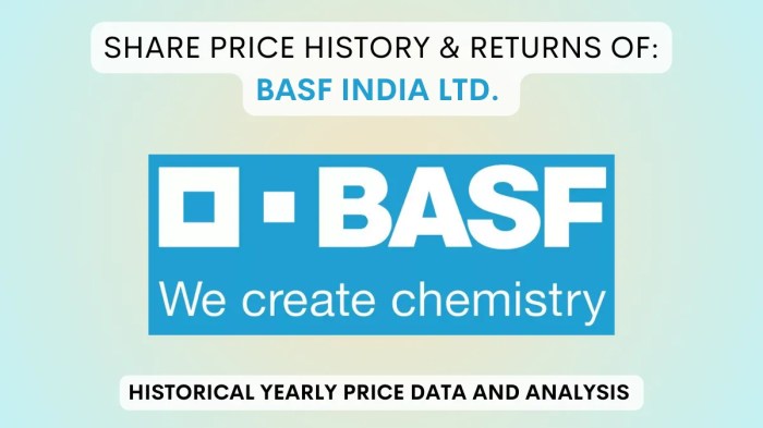 Basf india stock price